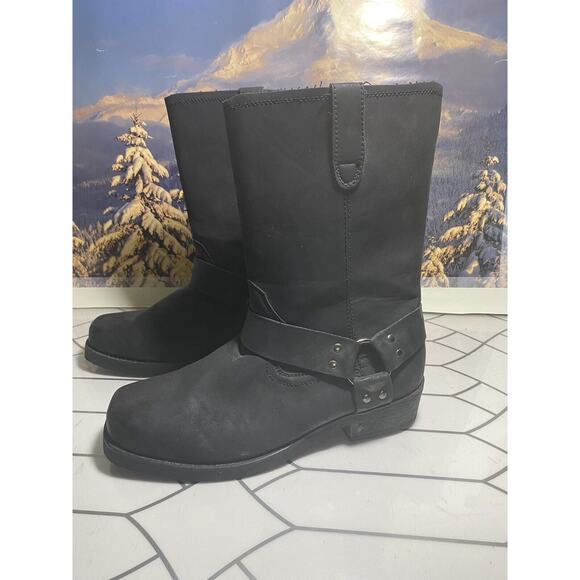 ID REQUIRED MEN'S FASHION BIKER BOOTS WORK TOUGH DRESS SIZE 13 M - Picture 5 of 11